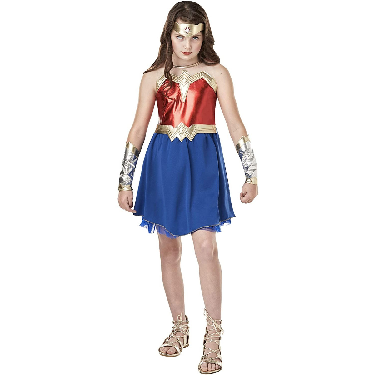 Costume Cosplay Adulto Donna Wonder Woman Rubie's Art.888439-varie taglie 