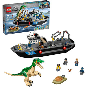 76942 JURASSIC Fuga sulla barca dai dinosauri Baryonyx NEW 09-2021 LEGO LEGO