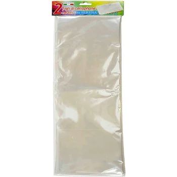 CELLOPHANE TRASPARENTE 100x130 2 fg - - REGISTRY - td-toys.it
