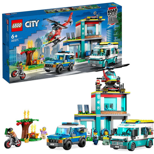 LEGO CITY QUARTIER GEN.VEICOLI EMERGENZA 60371 LEGO LEGO