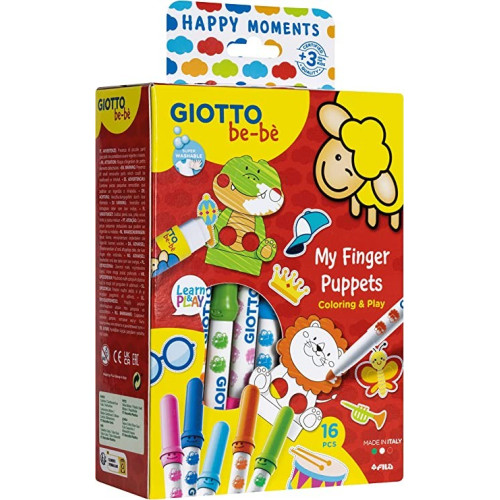 MY FINGER PUPPETS GIOTTO BE-BE' HAPPY MOMENTS