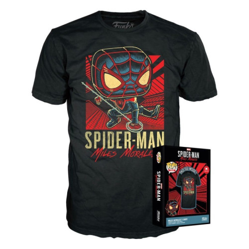 MARVEL: SPIDER-MAN - BOXED TEE - MILESMORALES (T-SHIRT S)