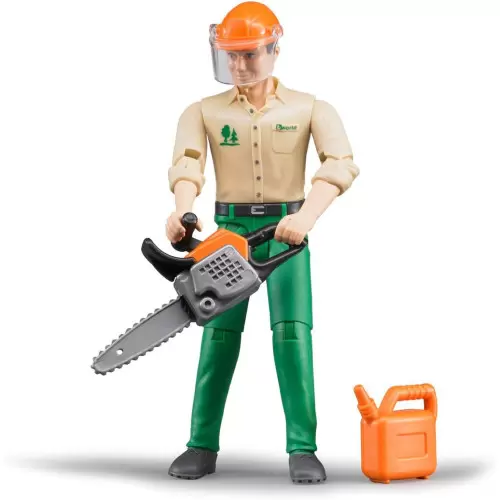 bworld Forestry worker with accessories BRUDER BAMBINO