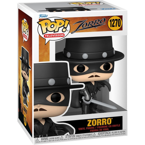 Zorro: Anniversary - 1270 Zorro 9Cm (Pop!)