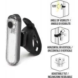 TD Toys|LUCE ANTERIORE PER BICI - FRONTBIKE LIGHT - RED8054320561170