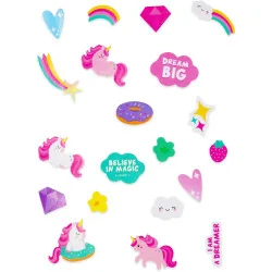 TD Toys|STICKERS RIFLETTENTI BICICL. - RIDE WITH STYLE - UNICORN8052694010065