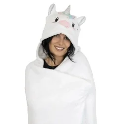 TD Toys|COPERTA CON CAPPUCCIO - COSY HUGS - UNICORN8052694024390