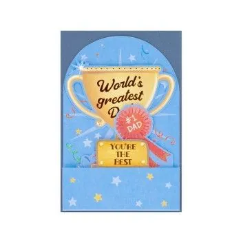 BIGLIETTO POP-UP - POP-UP GREETING CARD - DAD-Portachiavi- TD Toys